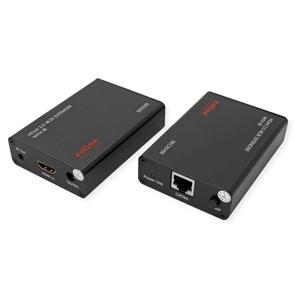 ROLINE HDMI A/V Extender über Kat.6A Kabel, 4K@60Hz, 30 m
