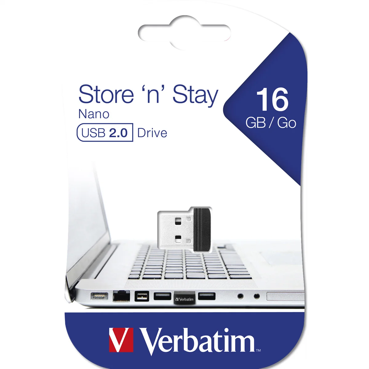 VERBATIM Store 'n' Stay Nano USB 2.0, 16GB