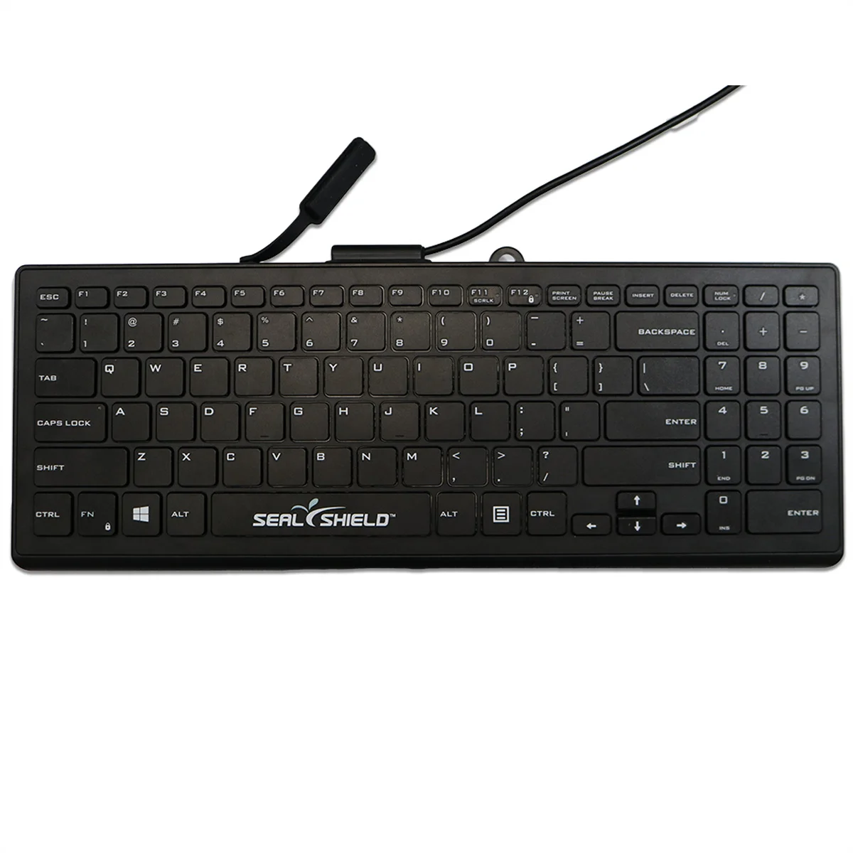 SEAL SHIELD Tastatur Cleanwipe Pro Black, SSKSV101PRO-DE