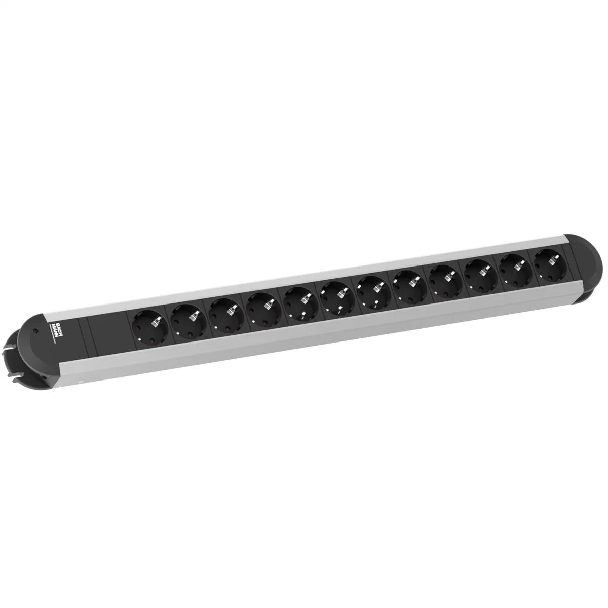 BACHMANN PRIMO Steckdosenleiste 12x Schutzkontakt, Aluminium, 1,75 m