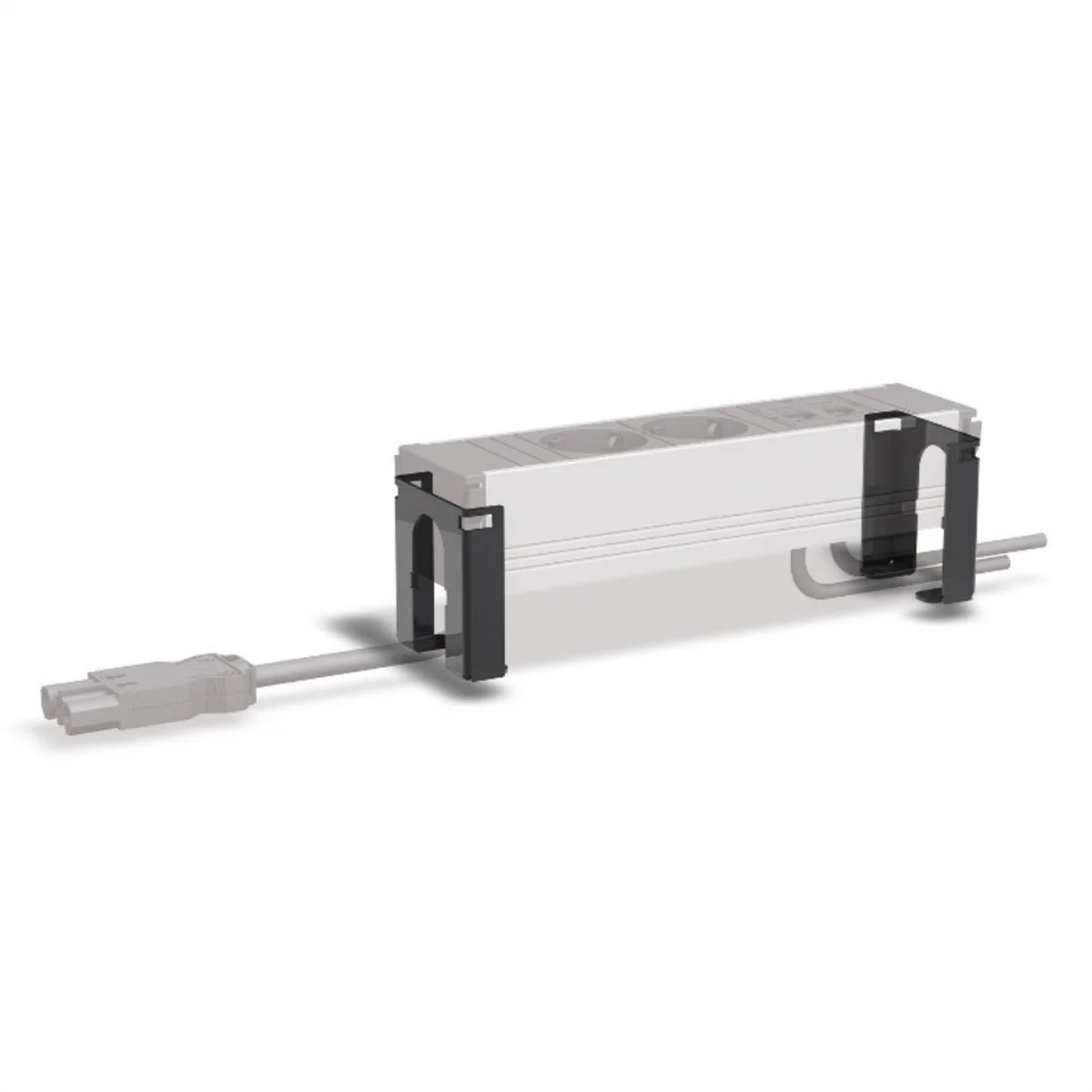 BACHMANN CONI Halterung, unabhängig vom Einbaurahmen, schwarz