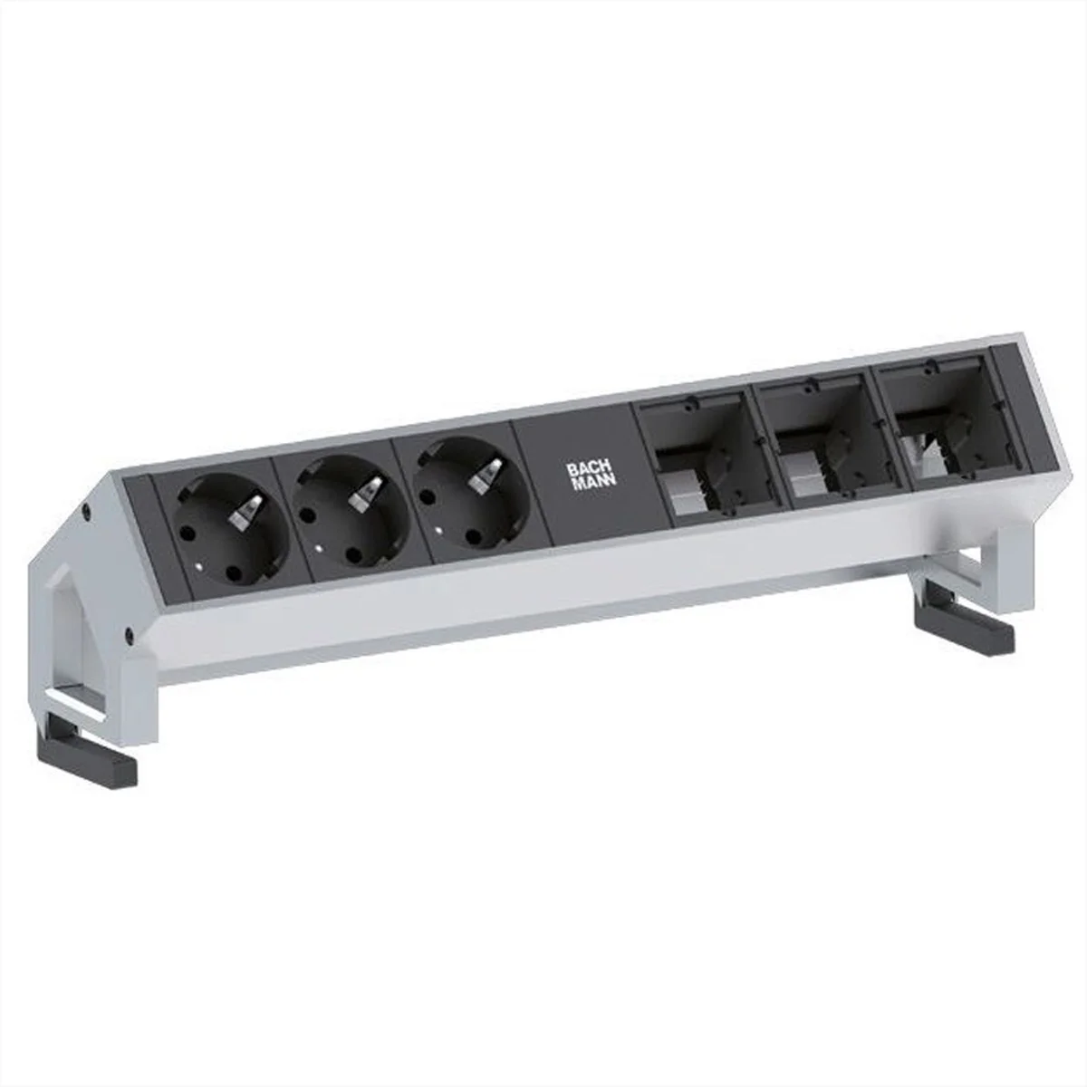 BACHMANN DESK2 3x Schutzkontakt 3x ABD GST18 Inox