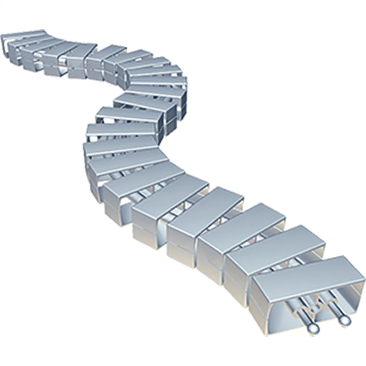 BACHMANN Kabelschlange Cube, silber