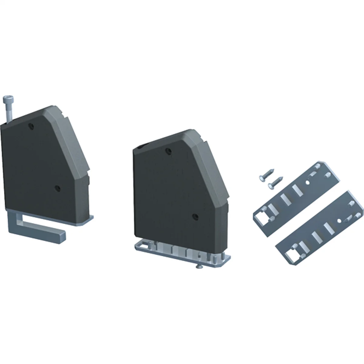BACHMANN DESK Spaxschrauben 4x80mm, Hülsen