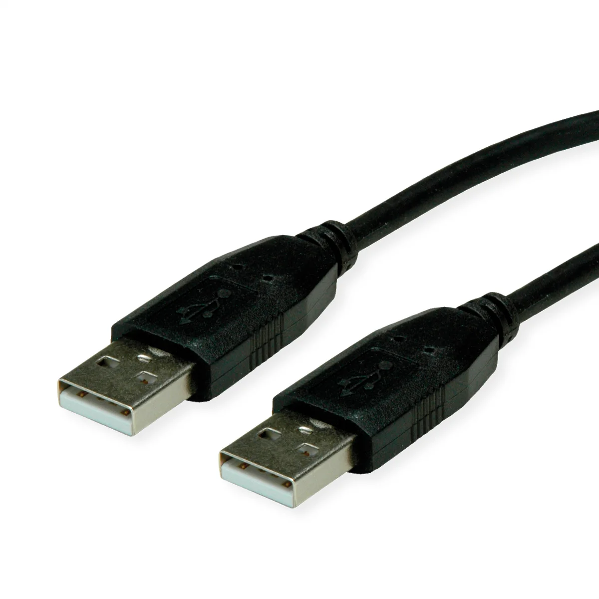 BACHMANN USB 2.0 Kabel, Typ A-A, schwarz, 1 m
