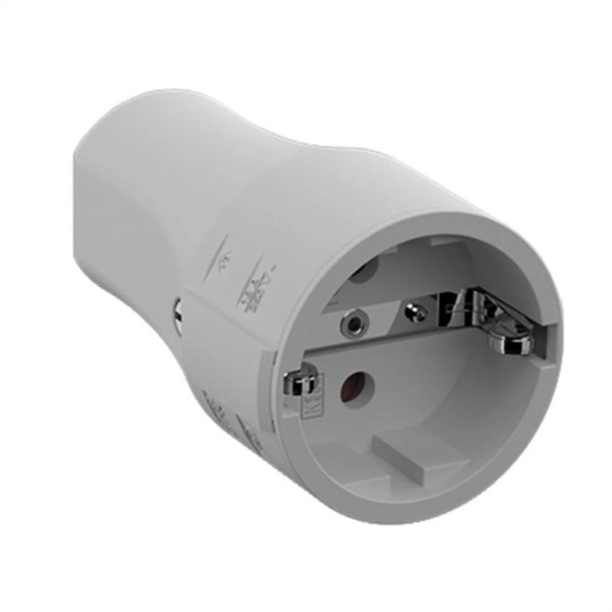 BACHMANN Schutzkontaktkupplung CEE 7/3 16A/250VAC, Montage, grau