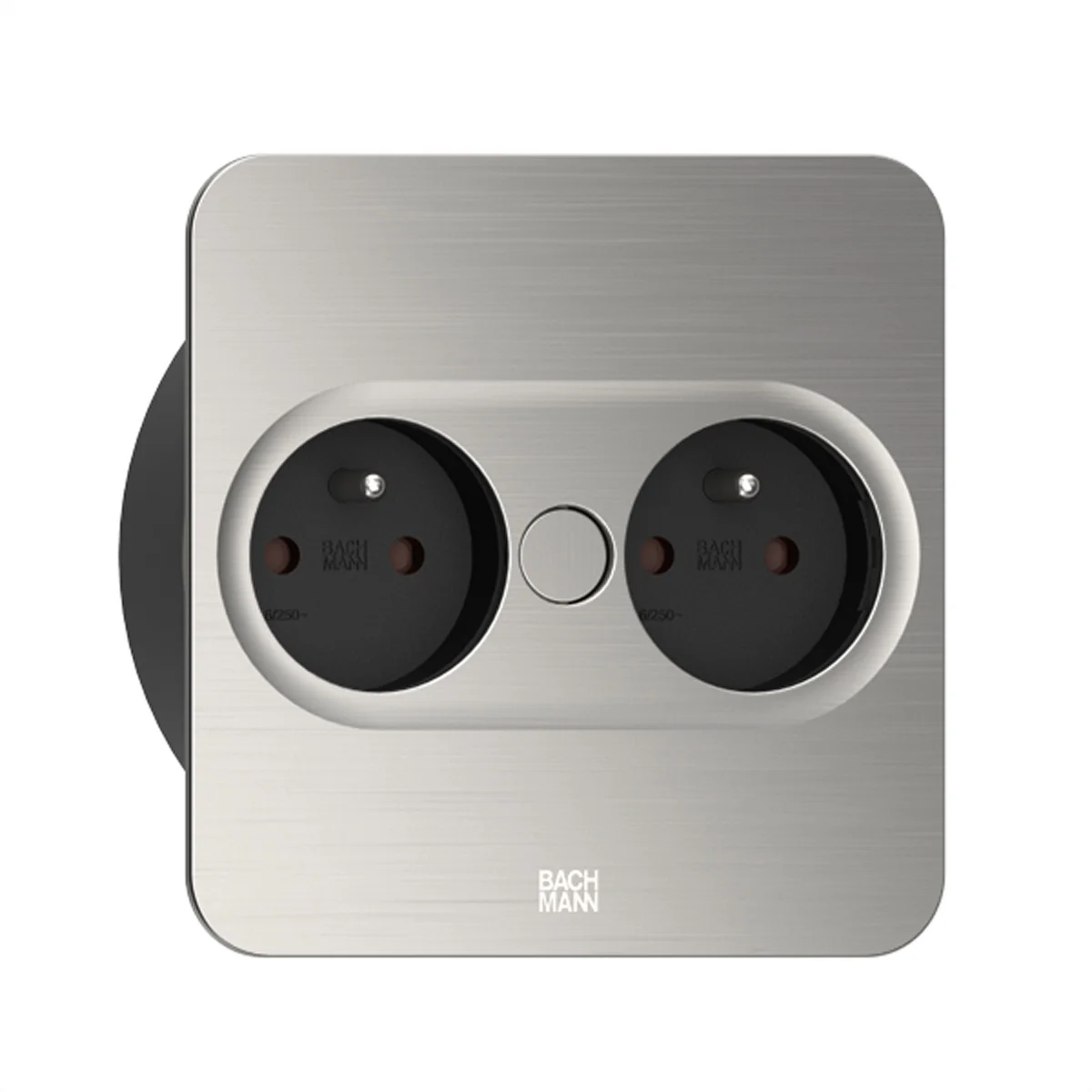 BACHMANN TWIST 2 2xUTE 2,0m AEH Edelstahl-Optik eckig