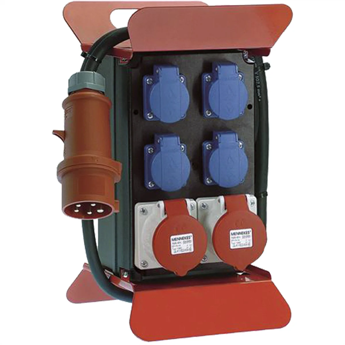 BACHMANN Stromverteiler Stecky 400V CEE, 2x16A 5p400V 4xSchutzkontakt