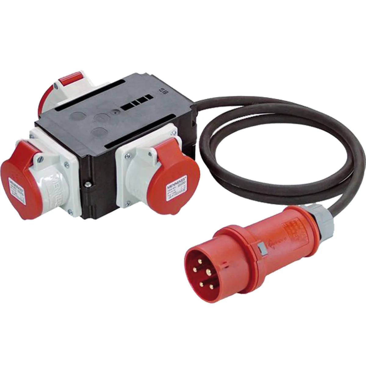 BACHMANN CEE-Adapter CEE 400 V/16 A, 3x 16A 5p400V IP44 1,5m