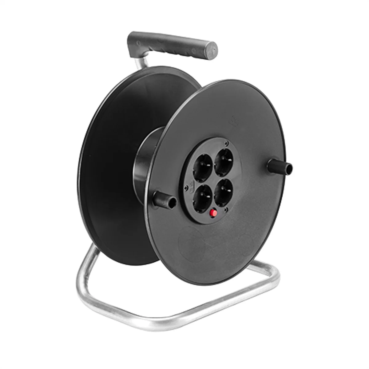 BACHMANN Kabeltrommel 4-fach leer, ohne Kabel, Kunststoff