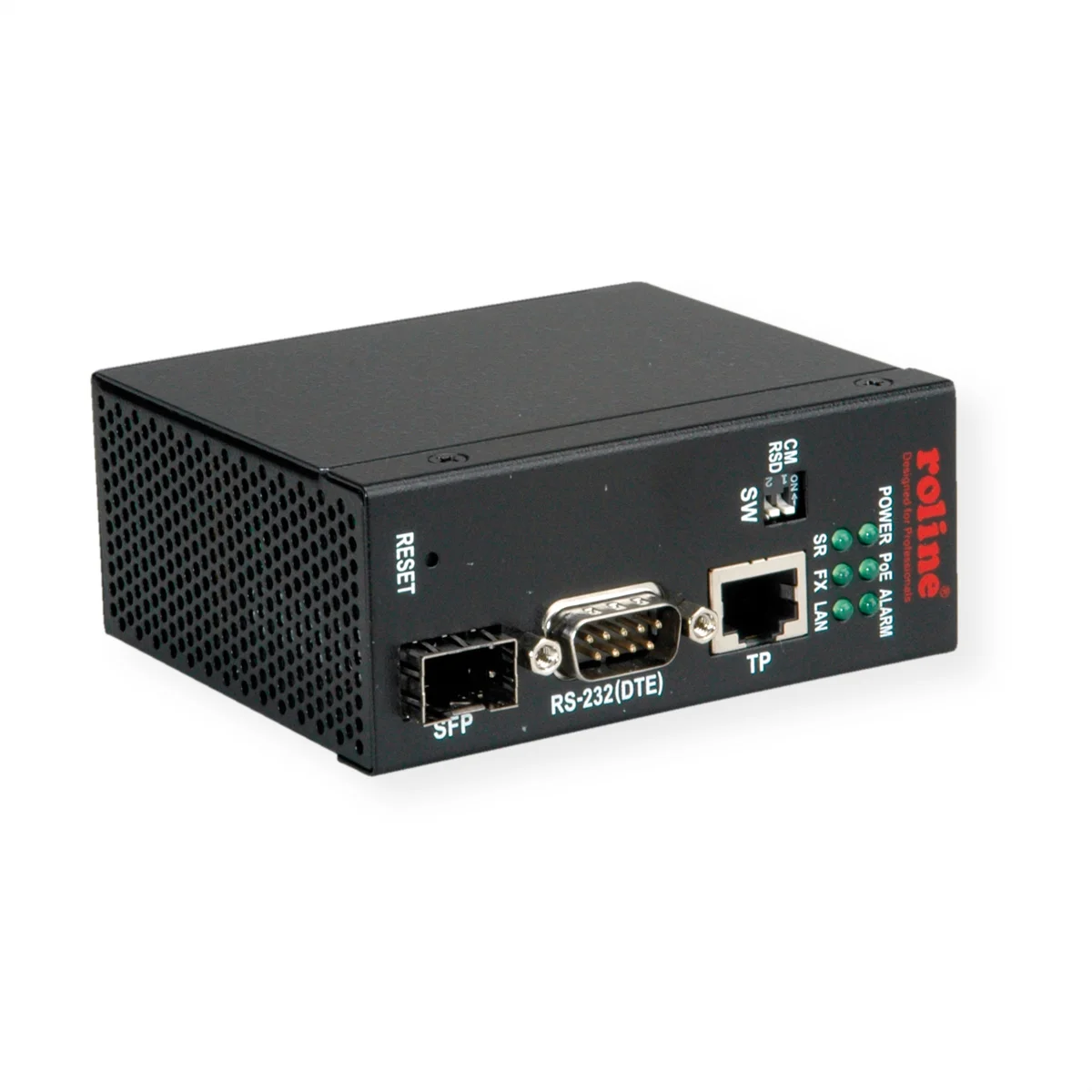 ROLINE Industrie Konverter Ethernet - Seriell RS232, Seriell Server