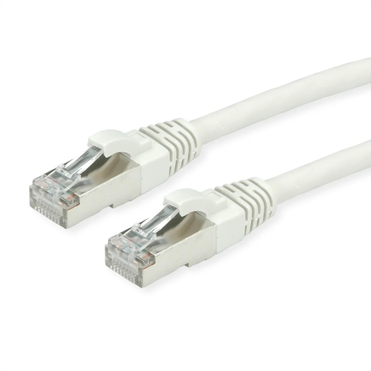 ROLINE S/FTP-Kabel Cat.7, LSOH, mit RJ-45 Steckern (500 MHz / Class EA), grau, 0,5 m
