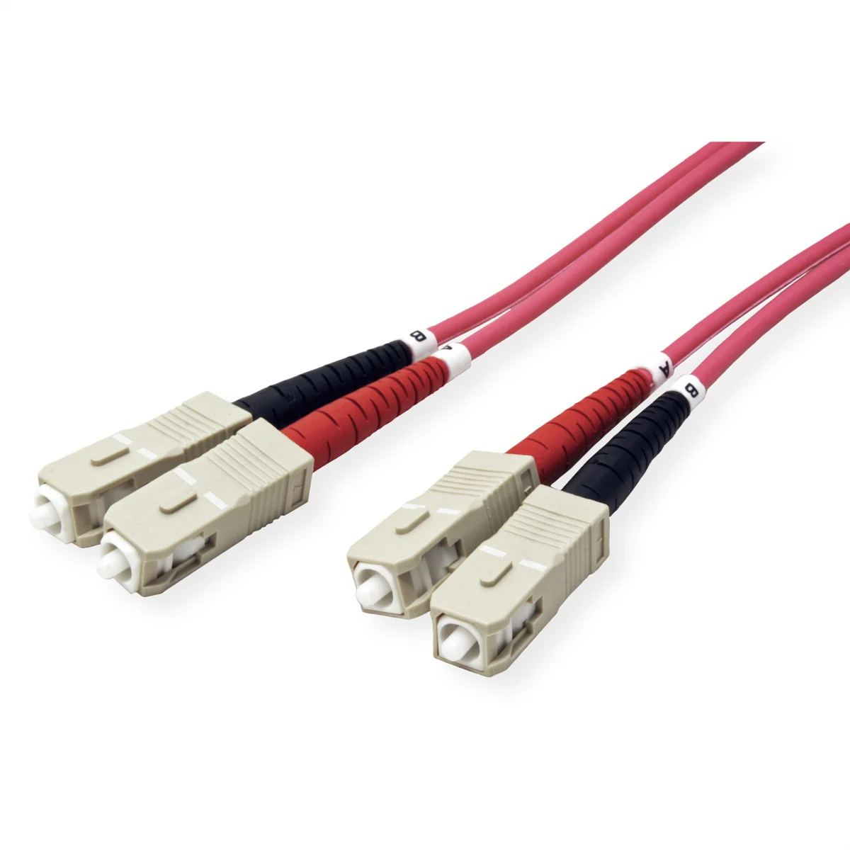 Quality LWL-Kabel duplex 50/125µm OM4 SC/SC, 1 m