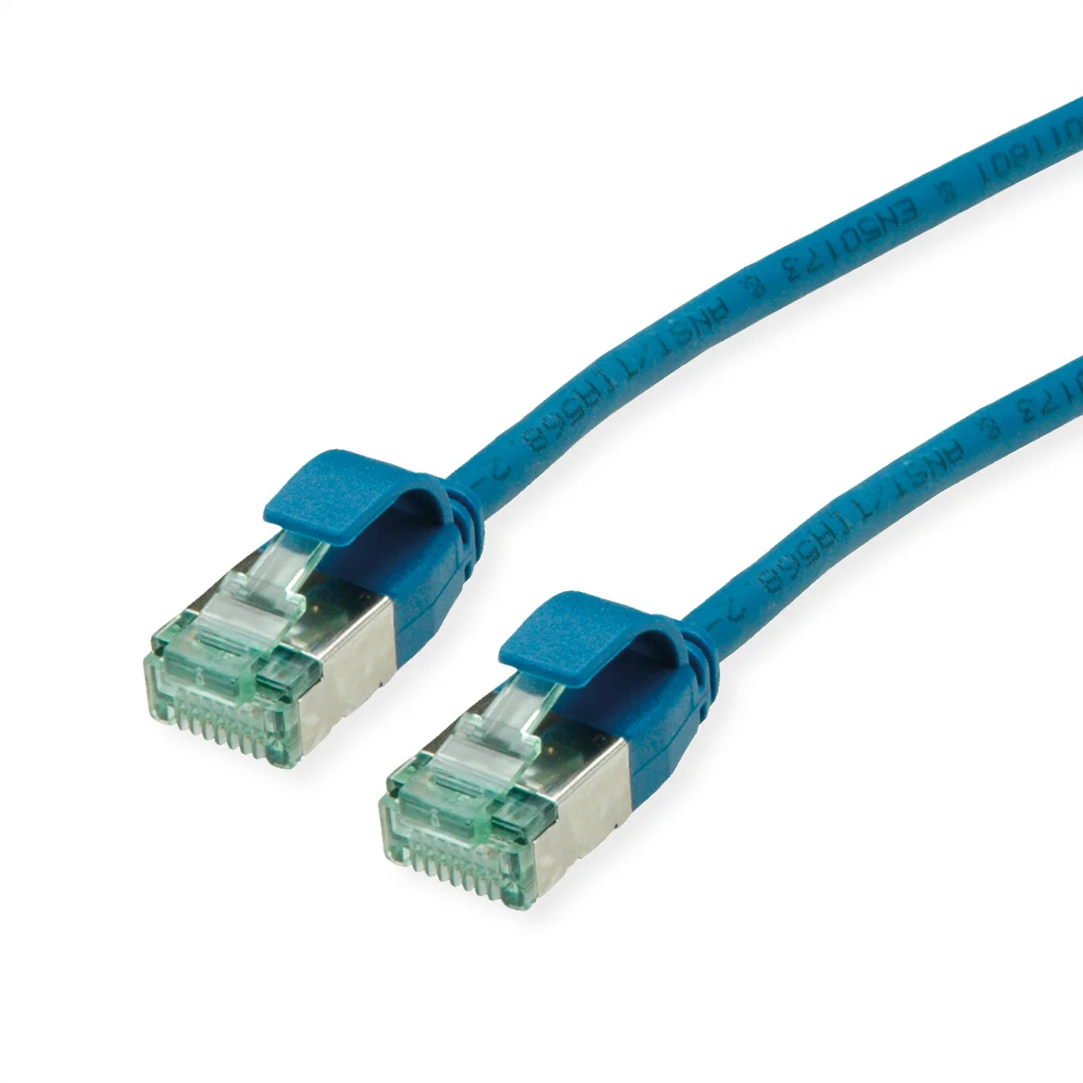 ROLINE RM U/FTP DataCenter Patchkabel Cat.6A (Class EA), slim, blau, 1,5 m