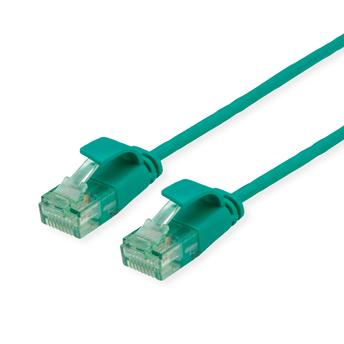ROLINE RM UTP DataCenter Patchkabel Cat.6A (Class EA), slim, grün, 0,5 m