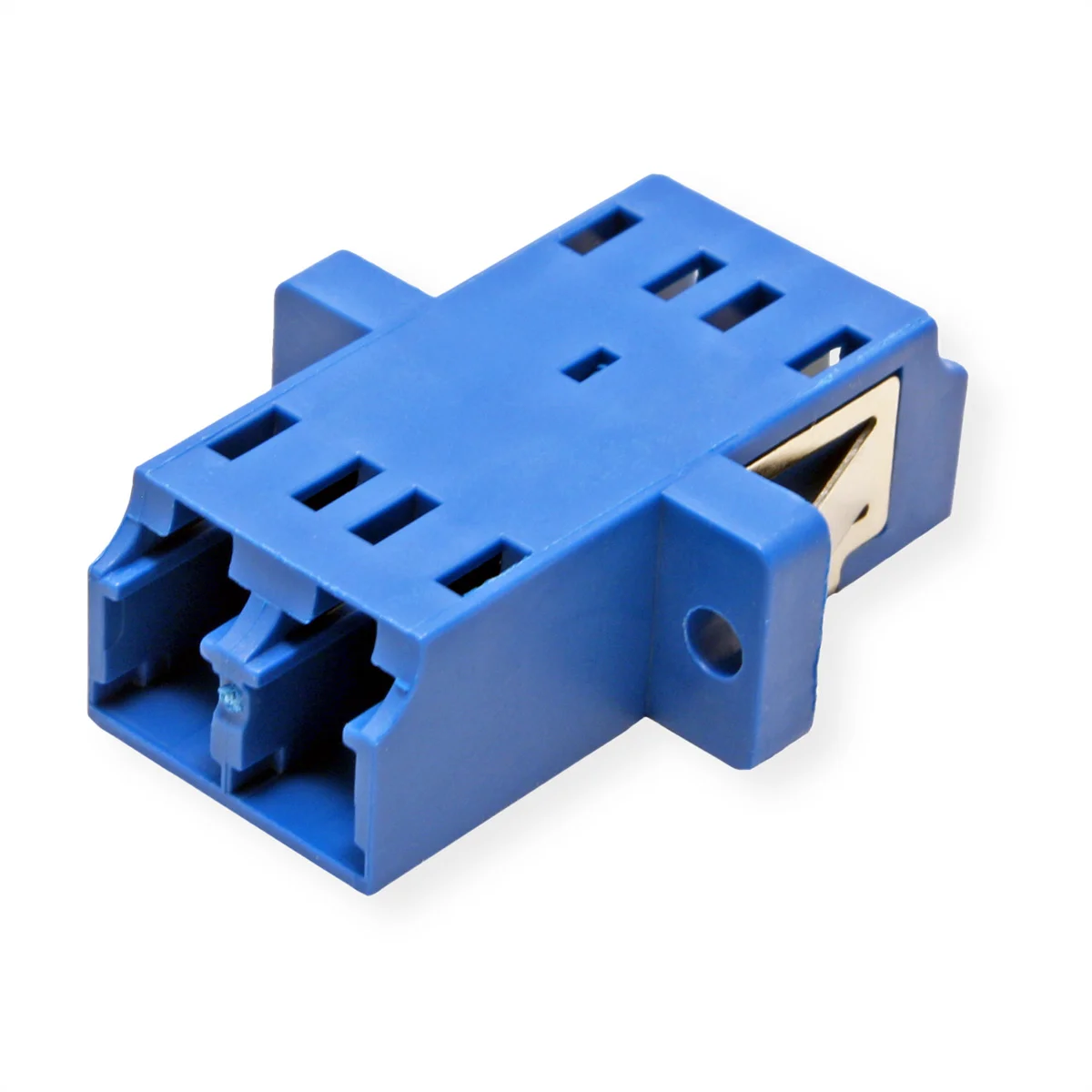 LWL-Kupplung Single-Mode, LC/LC duplex, blau