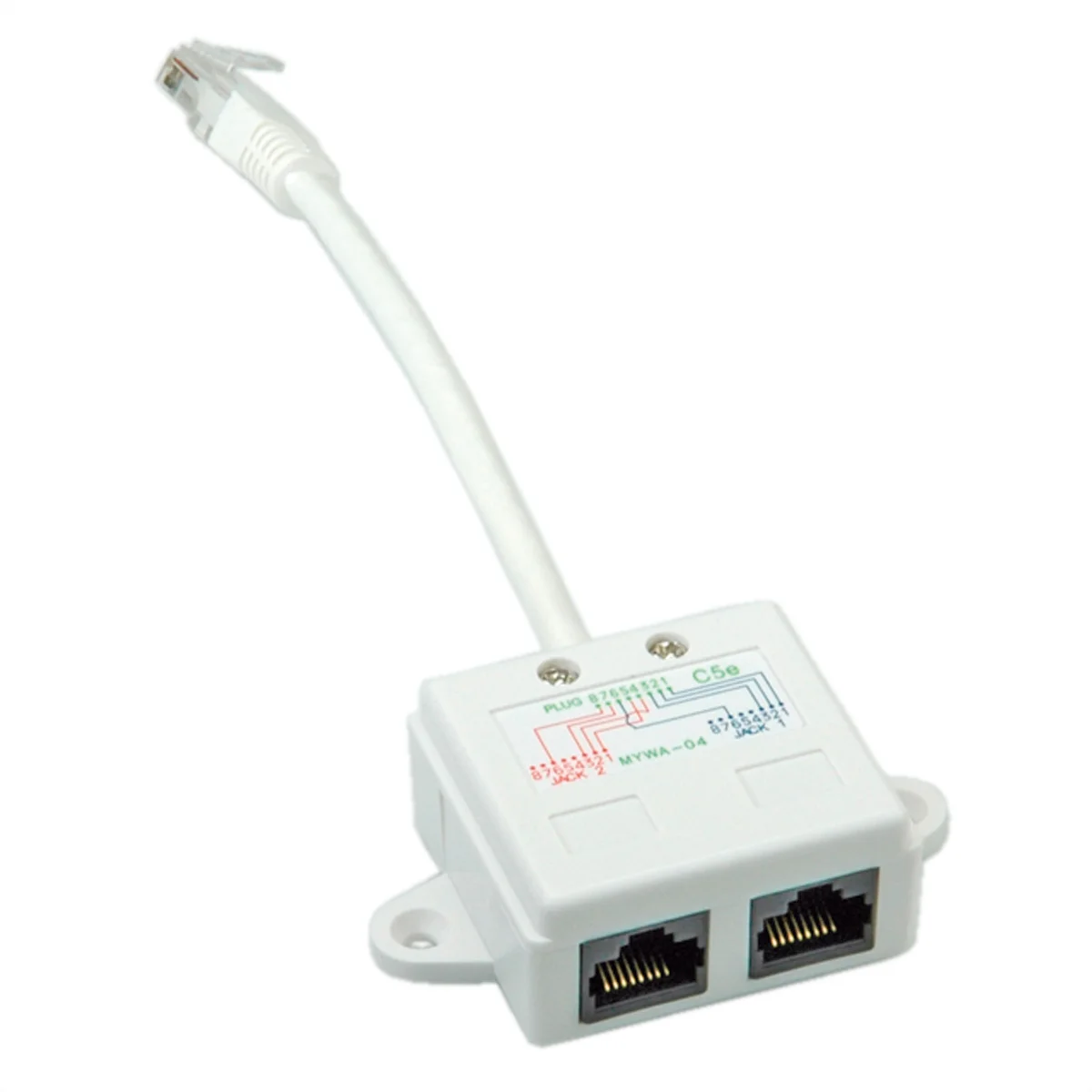 VALUE T-Adapter Cat.5e (Class D), UTP
