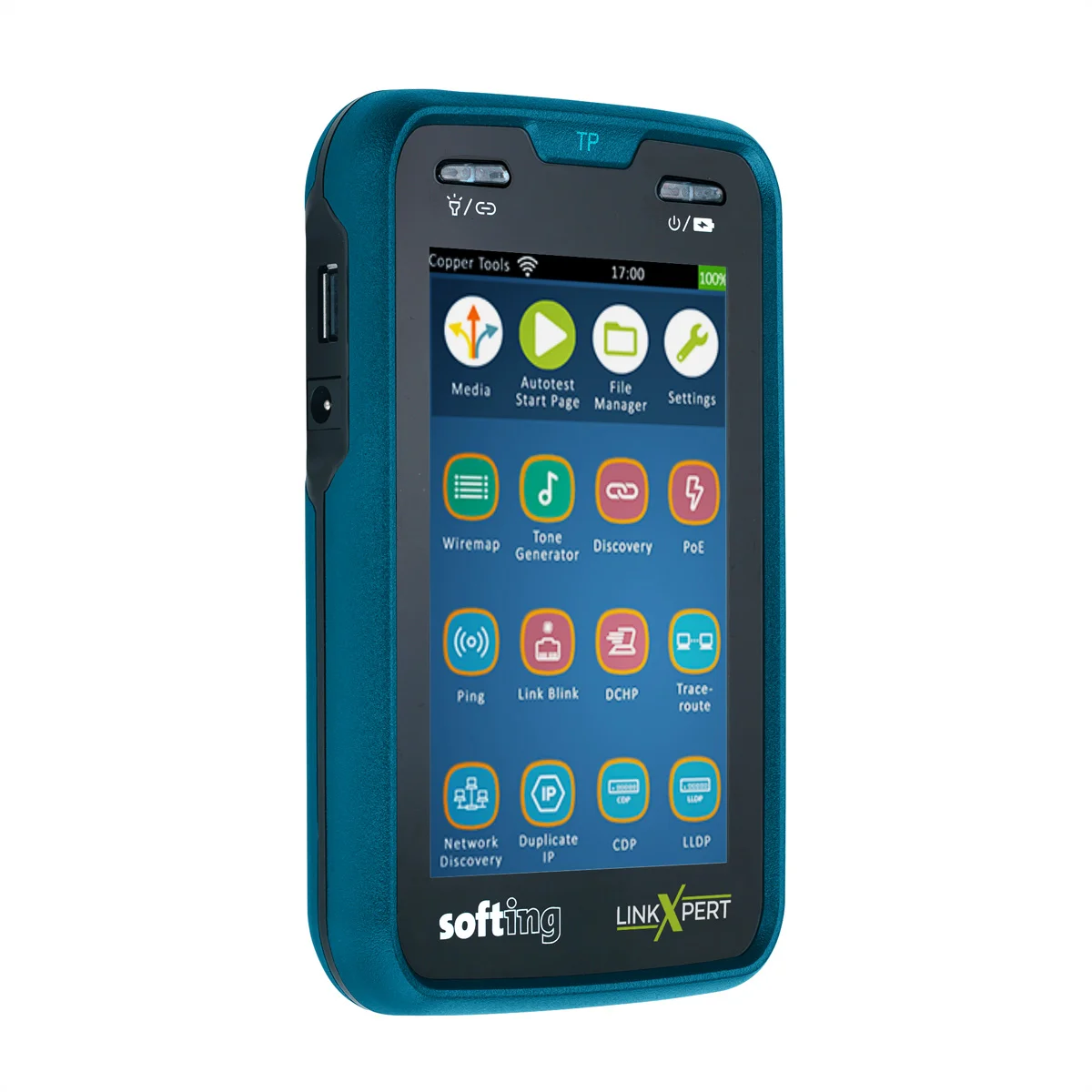 SOFTING LinkXpert TP, Multitool zum einfachen Testen von Twisted-Pair-LAN-Netzwerken