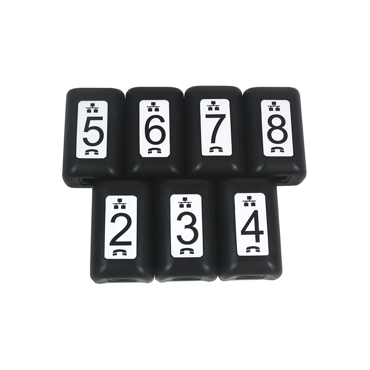 SOFTING Wiremap Identifikatoren, Set mit 7 Stück (#2 - #8)