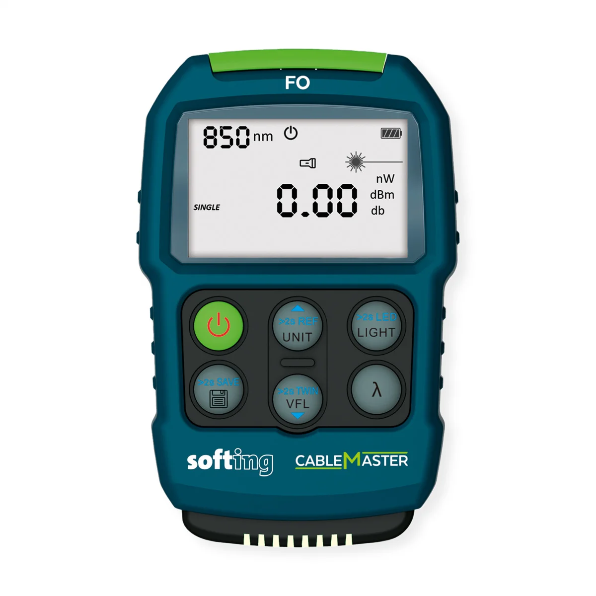 SOFTING CableMaster FO, Optisches Powermeter im Pocketformat