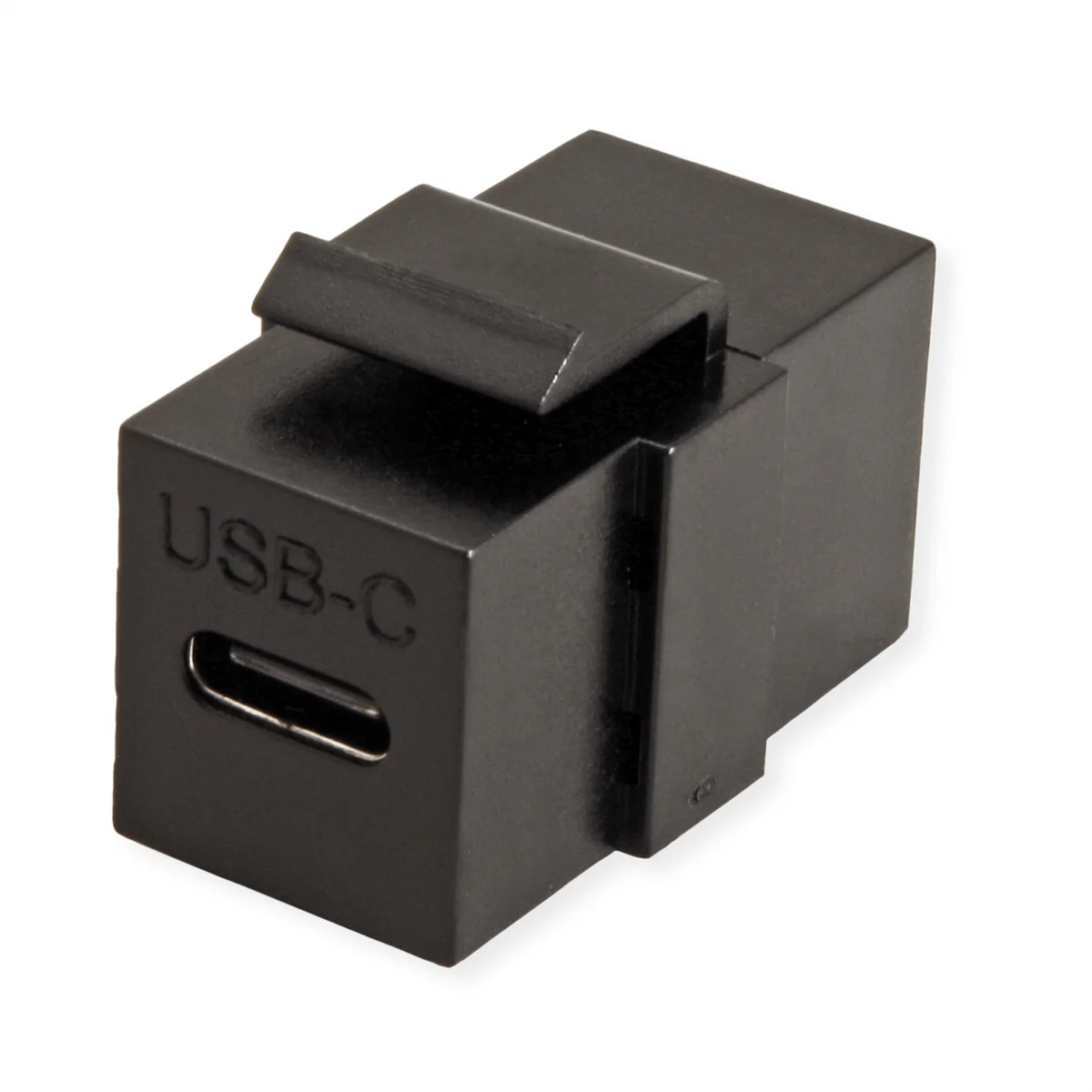 VALUE USB Typ C Keystone Modul, schwarz