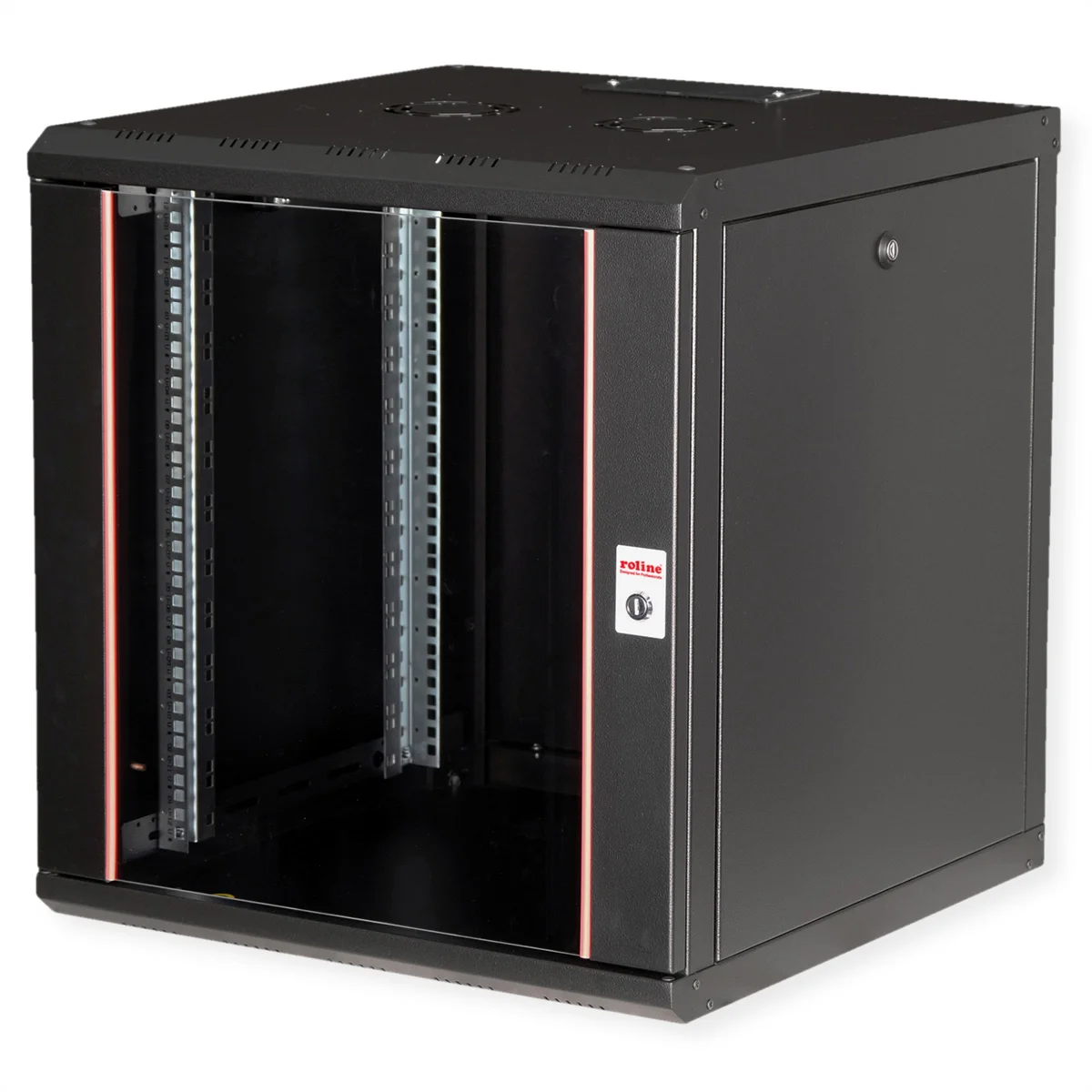 ROLINE 19-Zoll Wandgehäuse Pro 12 HE, 600x600 BxT schwarz