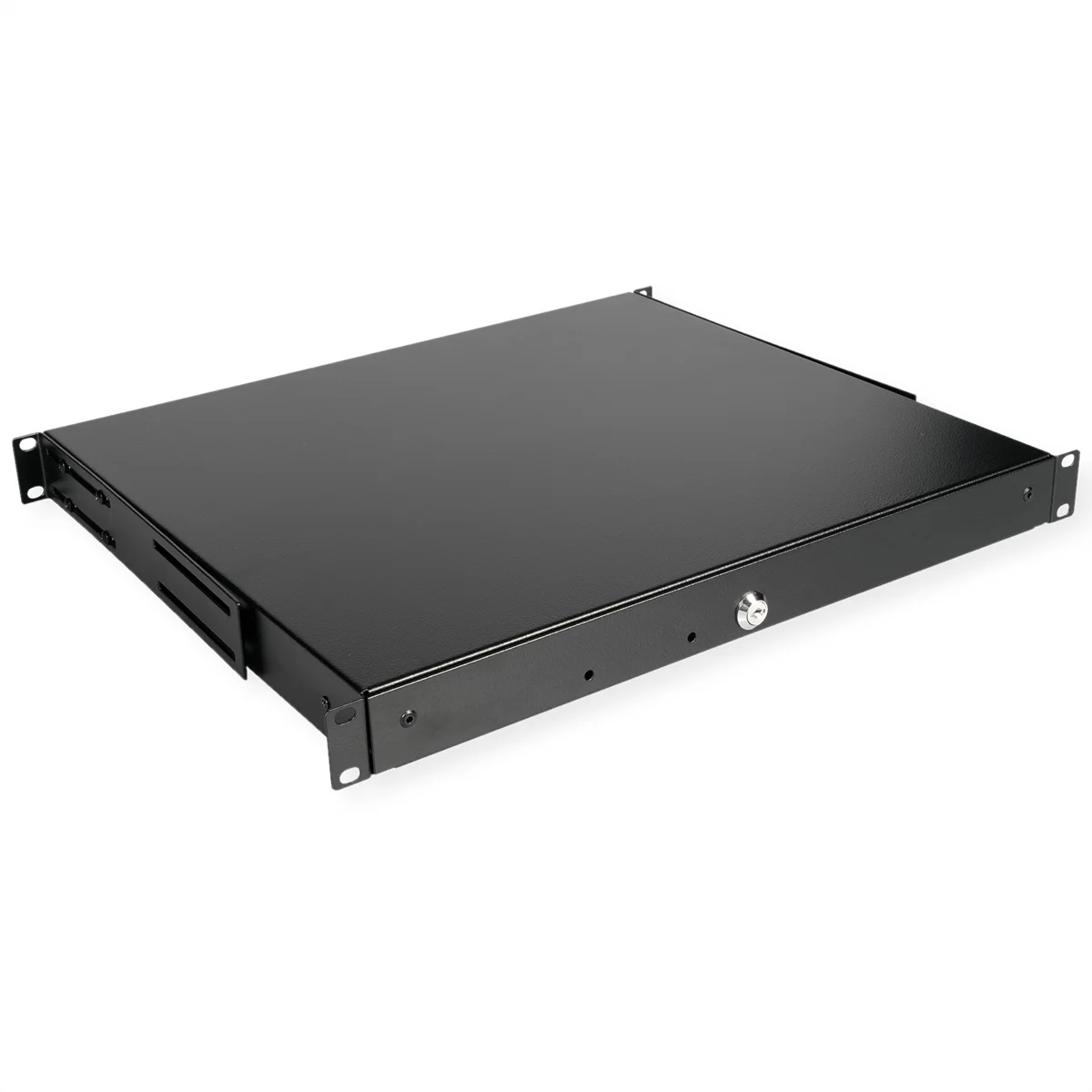 ROLINE 19-Zoll Tastatureinschub 1 HE, 400 T abschließbar schwarz