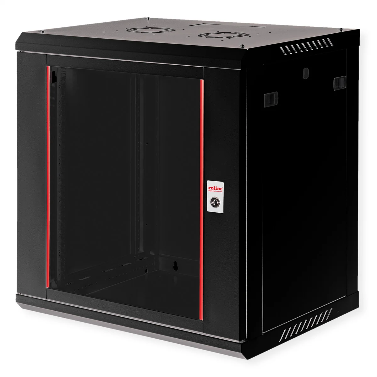 ROLINE 19-Zoll Wandgehäuse Basic Plus 12HE, 600x450 BxT schwarz