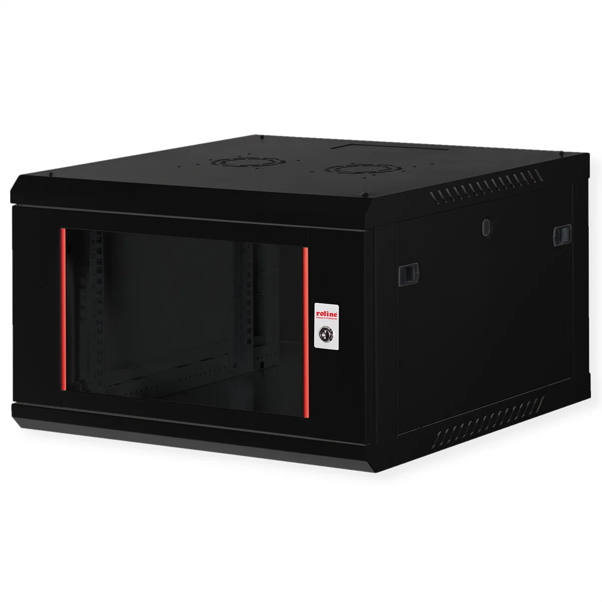 ROLINE 19-Zoll Wandgehäuse Basic Plus 6HE, 600x600 BxT schwarz
