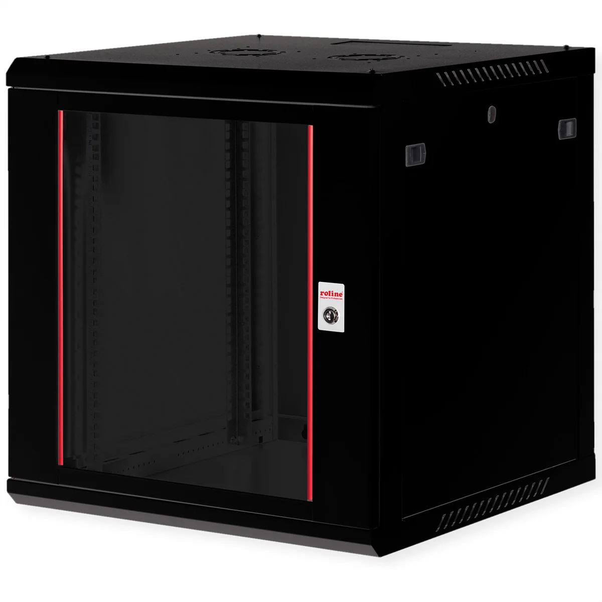 ROLINE 19-Zoll Wandgehäuse Basic Plus 12HE, 600x600 BxT schwarz