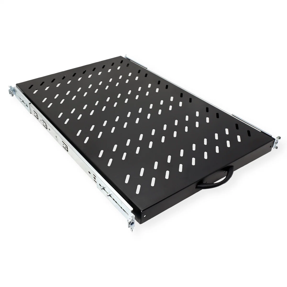 VALUE 19-Zoll-Fachboden ausziehbar, 420 x 700 mm, 25kg Traglast