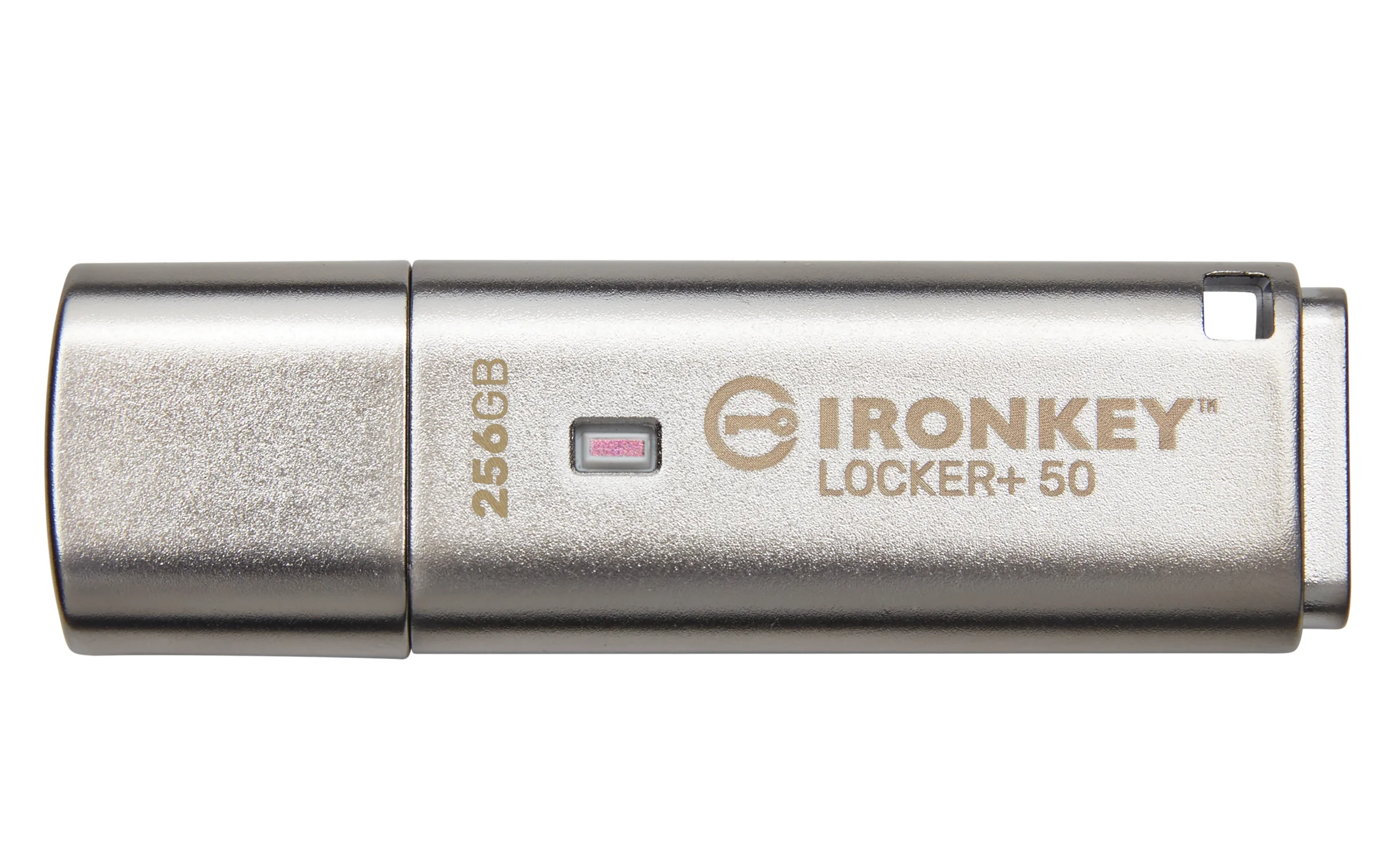 Kingston Technology IronKey Locker+ 50 USB-Stick 256 GB USB Typ-A 3.2 Gen 1 (3.1 Gen 1) Silber