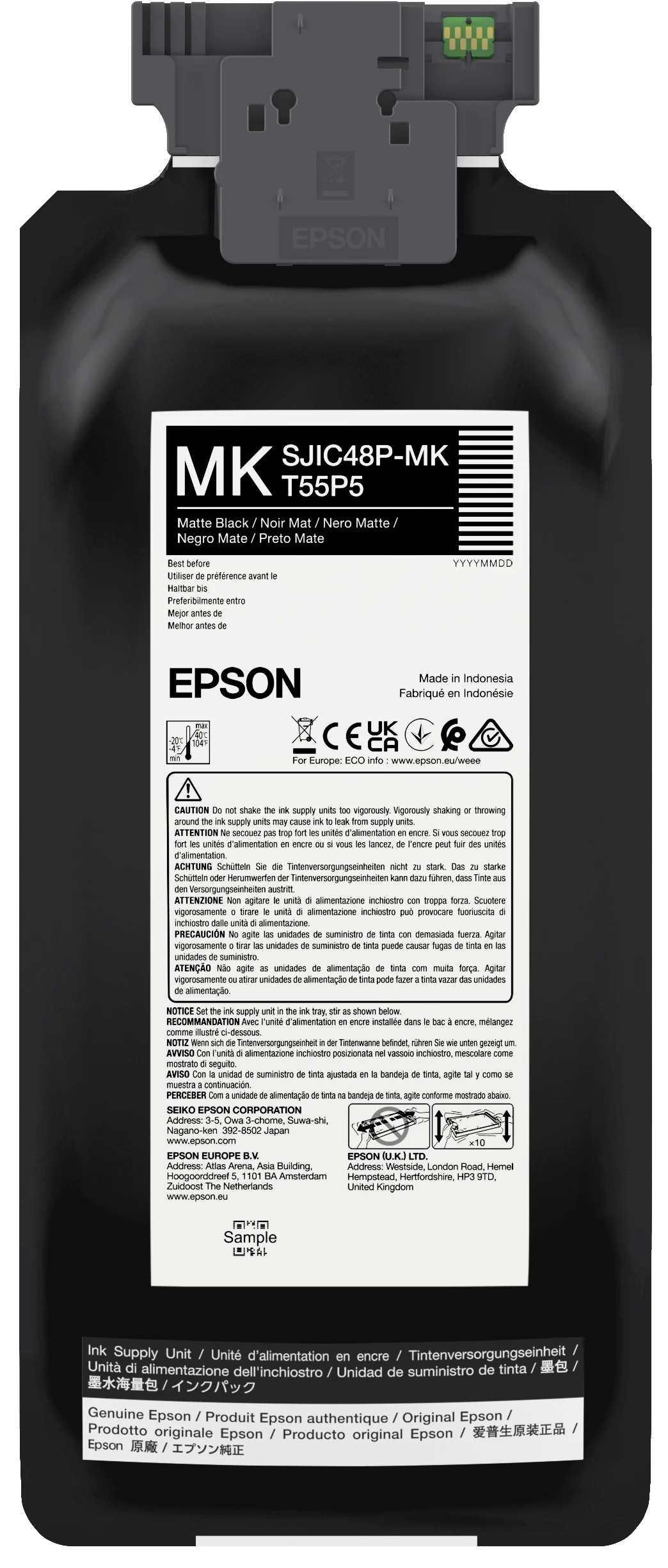 Epson SJIC48P-MK Druckerpatrone 1 Stück(e) Original Mattschwarz