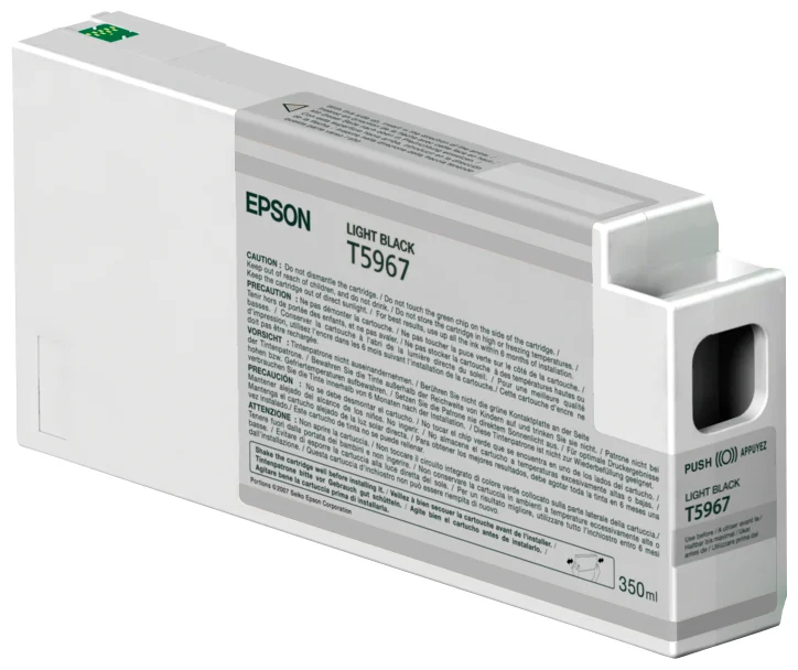 Epson Singlepack Light Black T596700 UltraChrome HDR, 350 ml