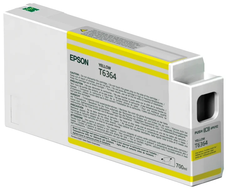 Epson Singlepack Yellow T636400 UltraChrome HDR, 700 ml