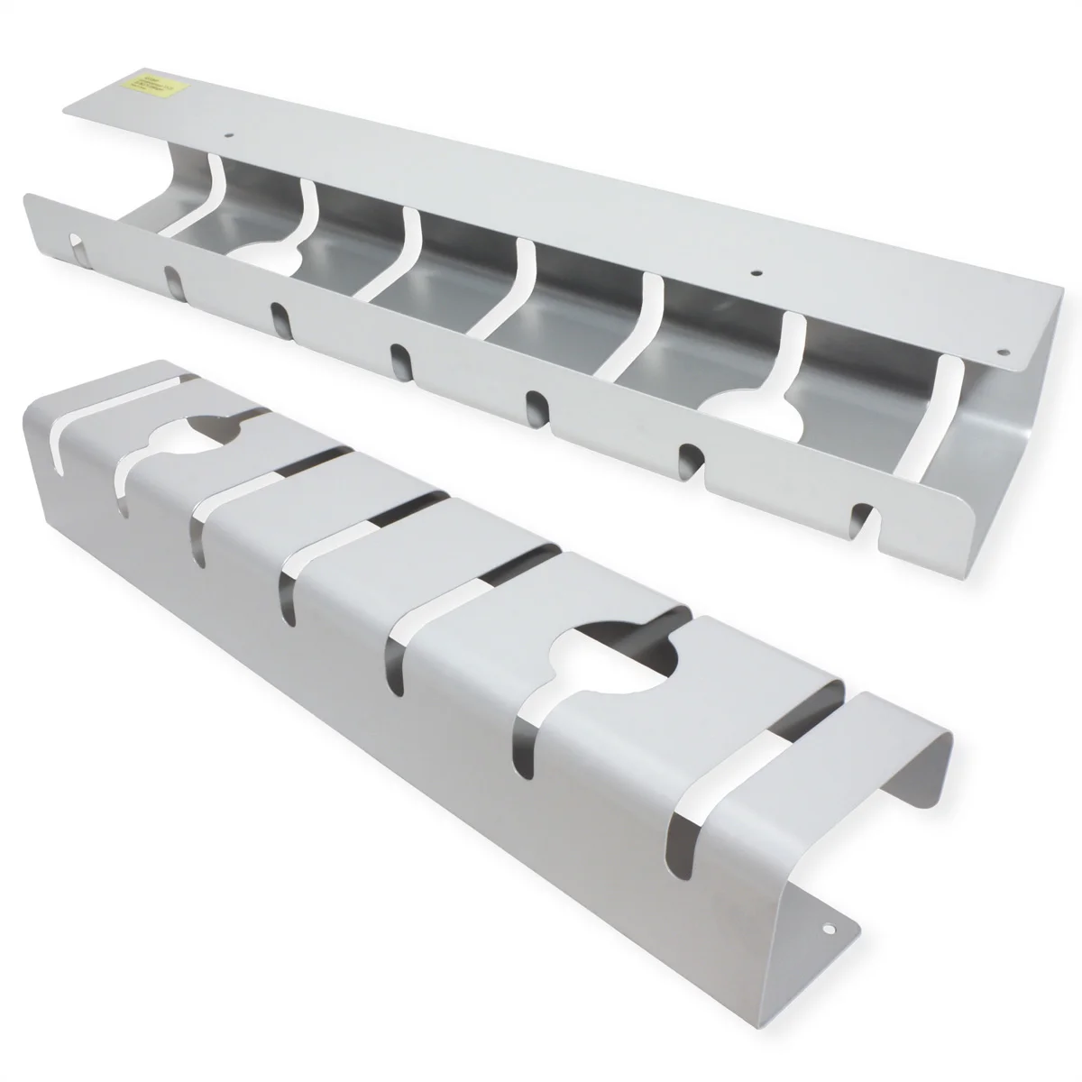 ROLINE Kabelkanal, Untertischmontage (2 Stück), silberfarben