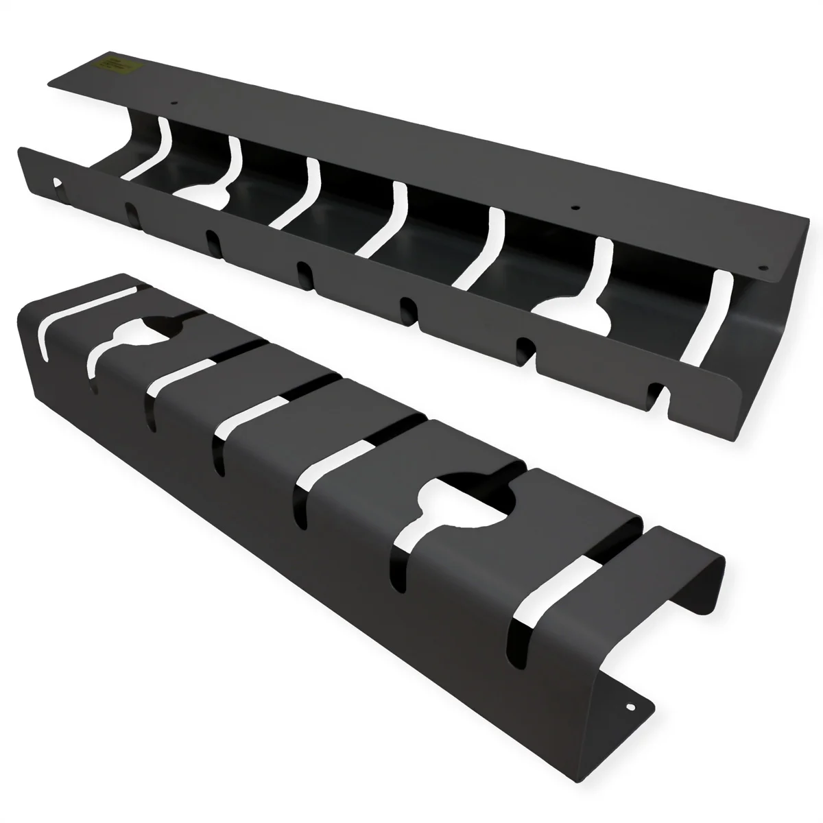 ROLINE Kabelkanal, Untertischmontage (2 Stück), schwarz