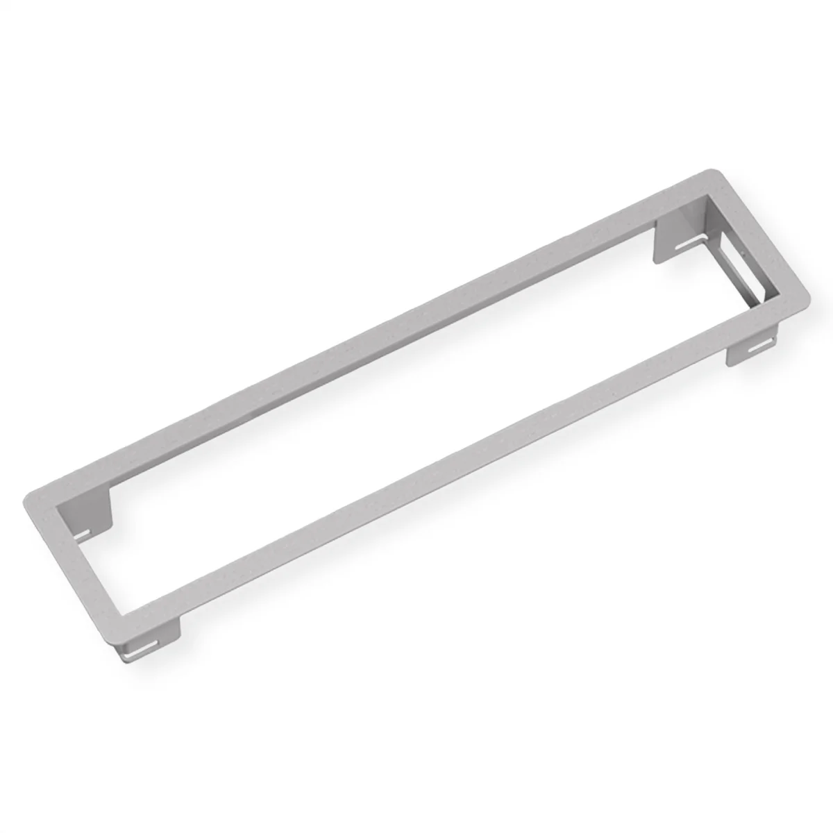 BACHMANN POWER FRAME Einbaurahmen Medium 4-fach, silberfarben