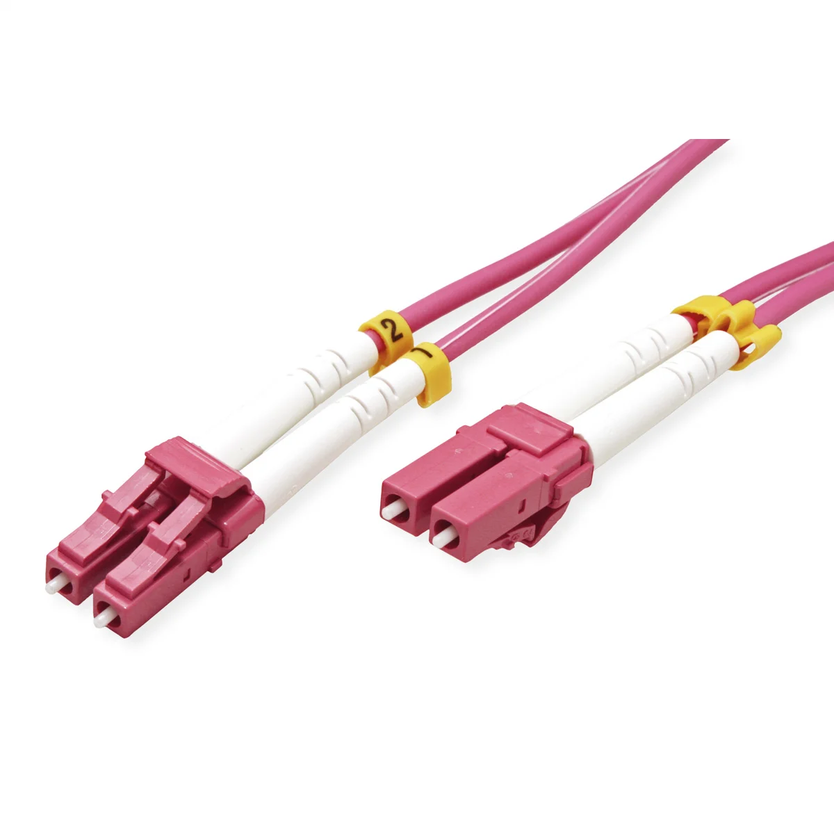 VALUE LWL-Kabel 50/125µm OM4, LC/LC, violett, 5 m