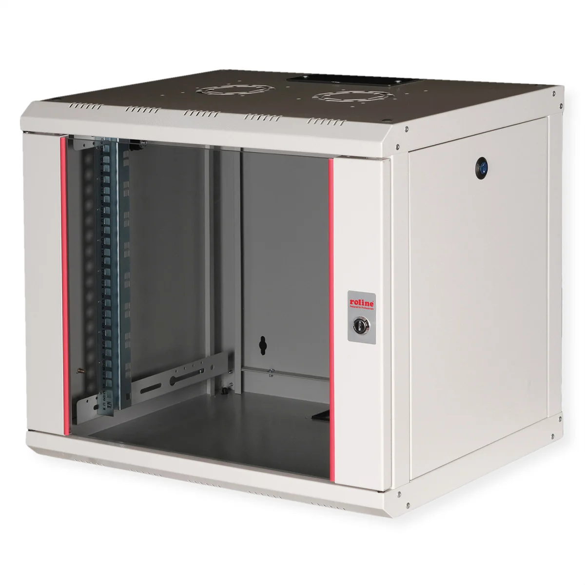 ROLINE 19-Zoll Wandgehäuse Pro 9 HE, 600x450 BxT grau