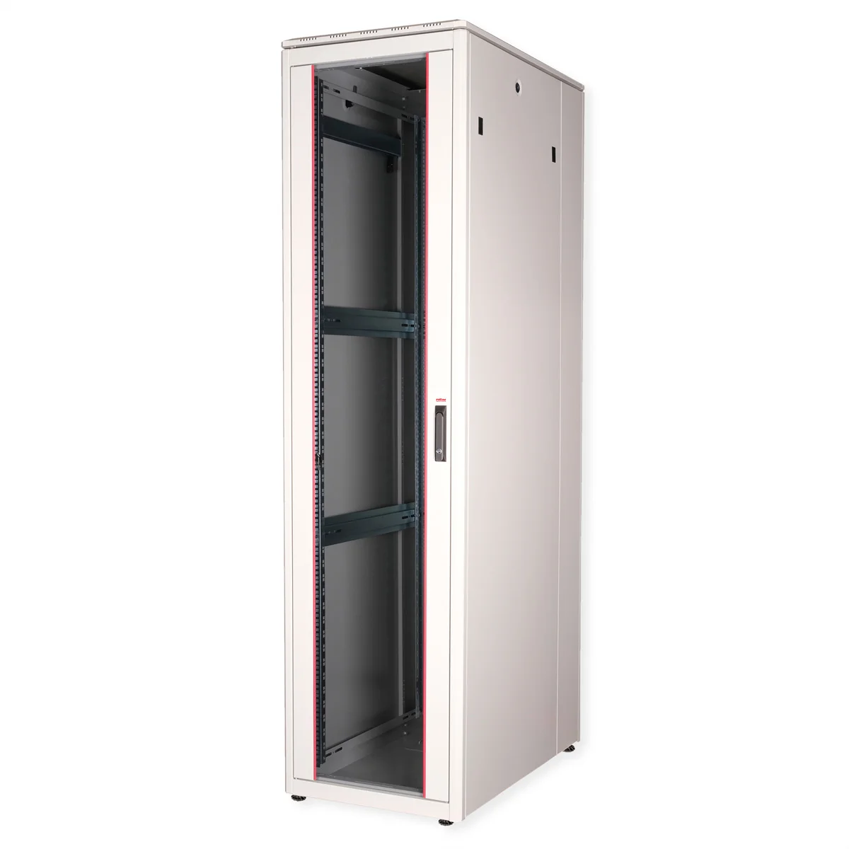 ROLINE 19-Zoll Netzwerkschrank Pro 47 HE, 600x1000 BxT Glastür grau