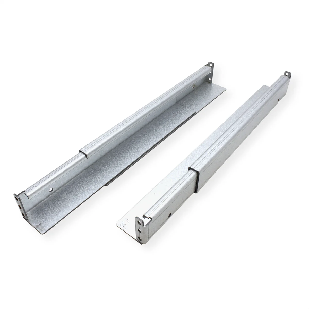 ROLINE Gleitschienen Set tiefenvariabel, 350 bis 600mm inkl Befestigungsmaterial