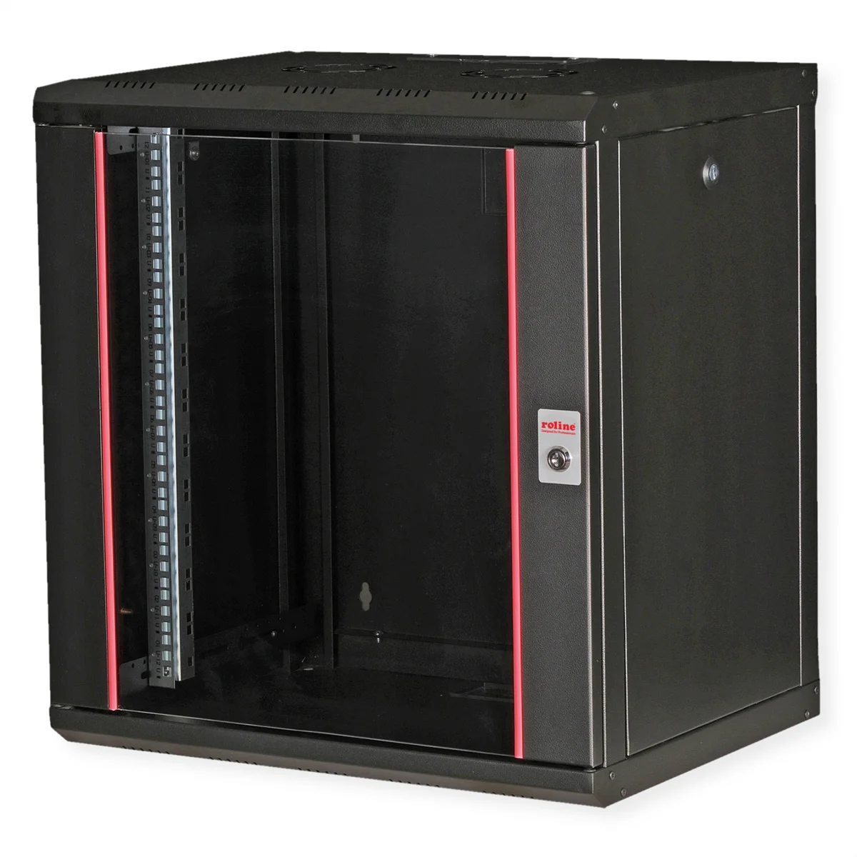 ROLINE 19-Zoll Wandgehäuse Pro 12 HE, 600x450 BxT schwarz