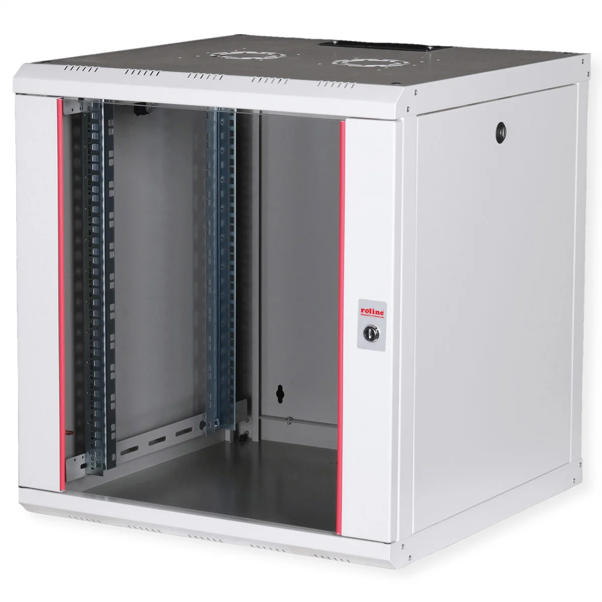 ROLINE 19-Zoll Wandgehäuse Pro 12 HE, 600x600 BxT grau