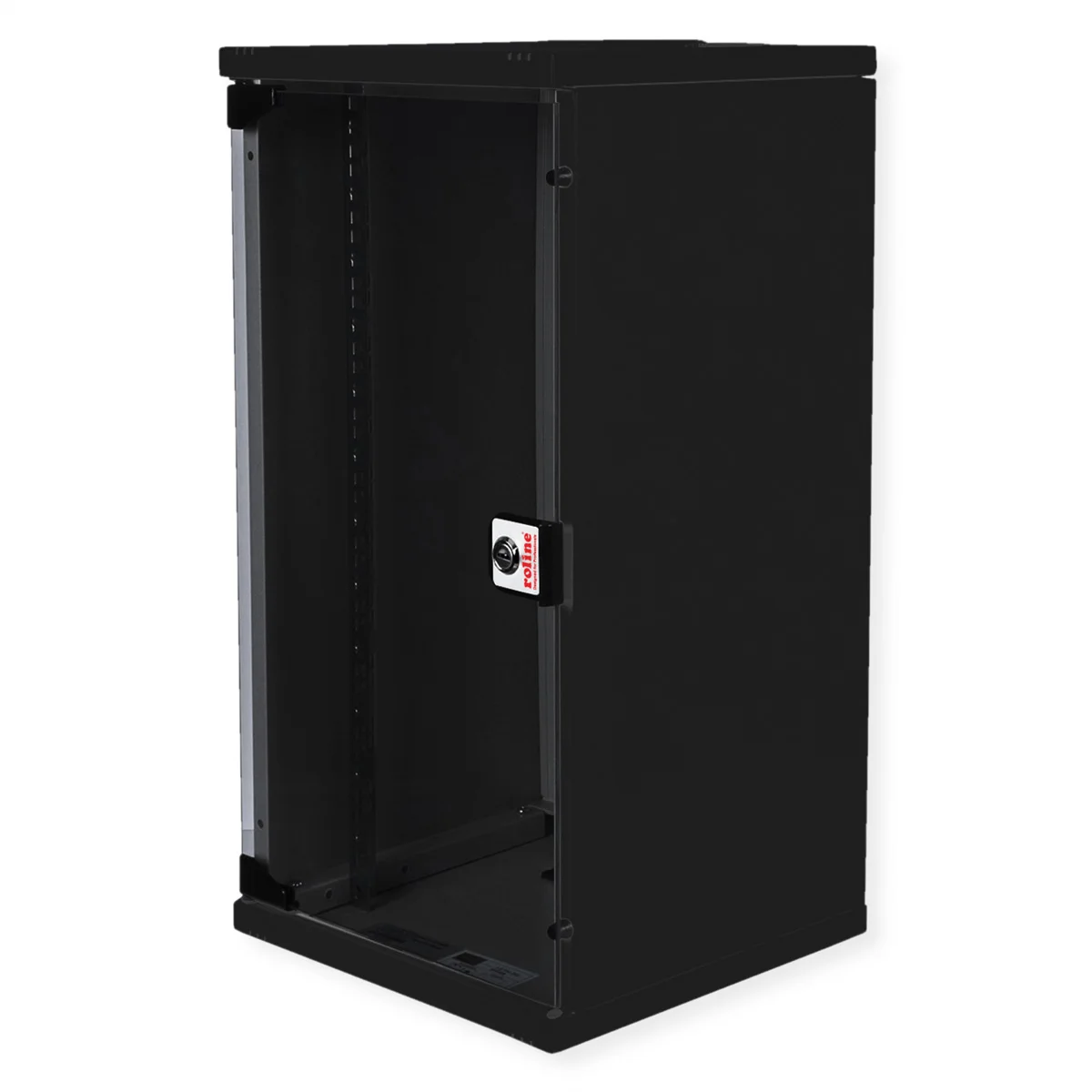 ROLINE 10-Zoll Wandgehäuse 12 HE, 312x300 BxT schwarz