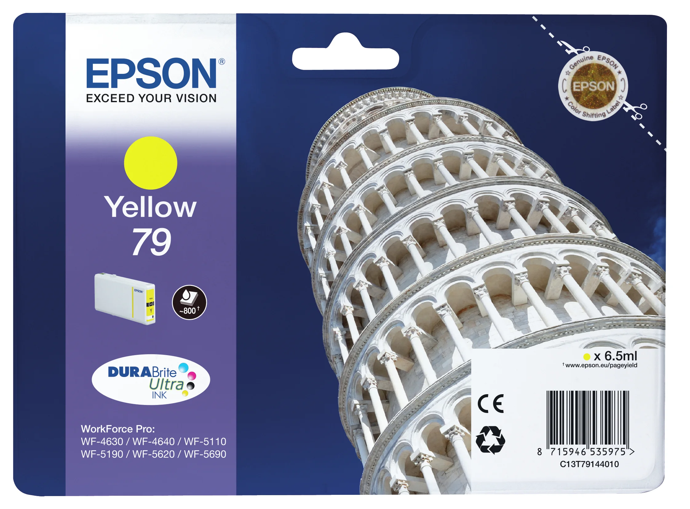 Epson Tintenpatrone 79 Yellow