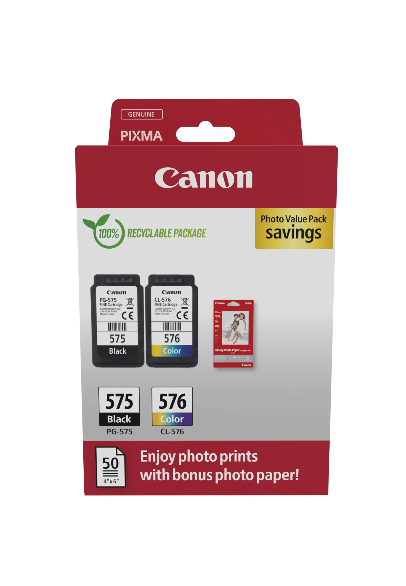 Canon PG-575/CL-576 Photo Value Pack