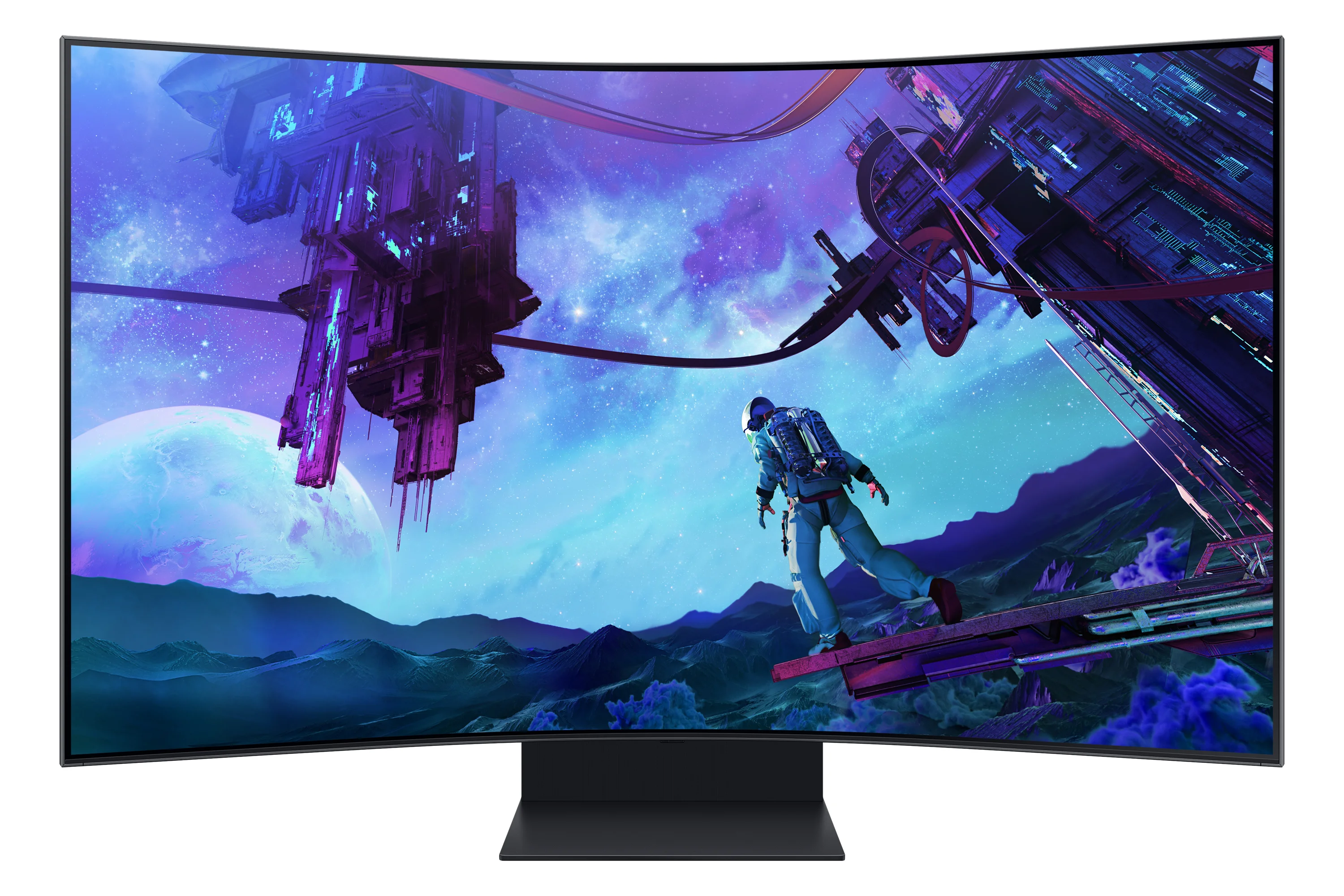 Samsung G97NC Computerbildschirm 139,7 cm (55") 3840 x 2160 Pixel 4K Ultra HD LED Schwarz