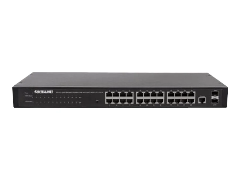 INTELLINET 24-Port Web-Managed Gigabit