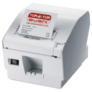 Star TSP743DII-24, RS232, 8 Punkte/mm (203dpi), Cutter, dunkelgrau